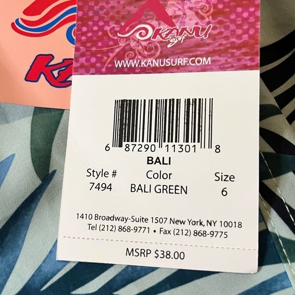 Kanu Surf Women’s Marina Stretch Boardshorts, Size 6 - Picture 6 of 9